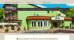 Desktop Screenshot of hotel-held.de