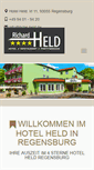 Mobile Screenshot of hotel-held.de
